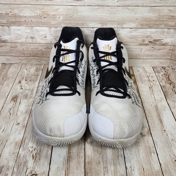 NIKE Kyrie Flytrap 2 Men\'s 13 White Black Athletic Basketball Shoes Sneakers main image 5